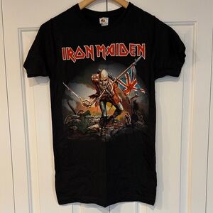 Iron Maiden The Trooper Black Graphic Tee